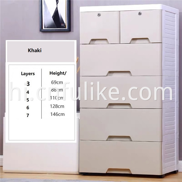 Large Kids Storage Cabinet